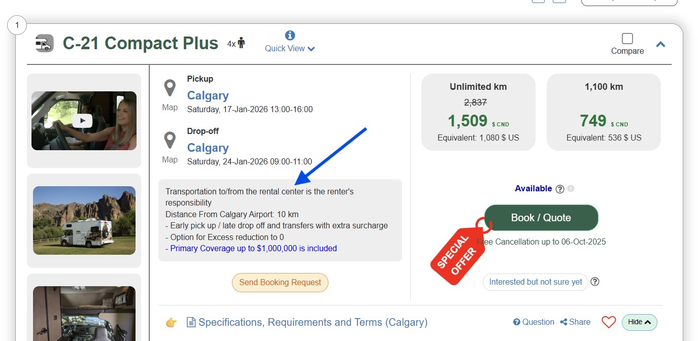 camper van for hire in USA rental center location camper van for hire in USA rental center location